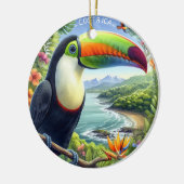 Costa Rica Toucans, Pura Vida Keramisch Ornament (Links)