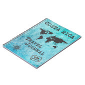 Costa Rica Travel Journal Vacking Planner Notitieboek (Linkerzijde)