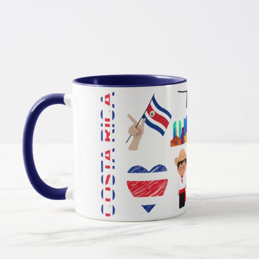 Costa Rica Travel Mug – Pura Vida Adventure Mok (Links)