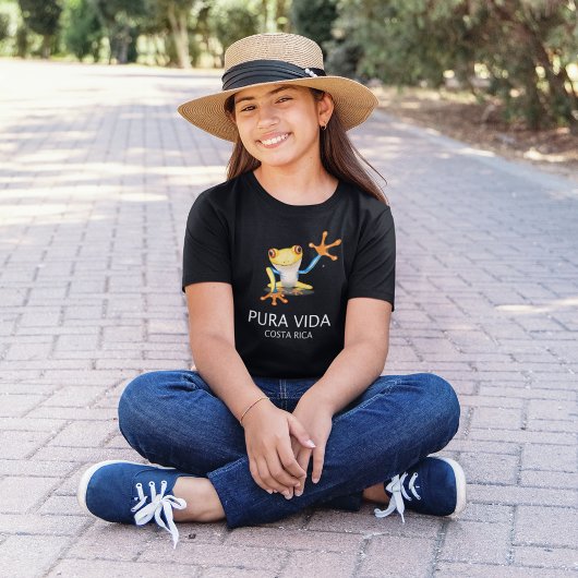 Costa Rica Tree Frog Pura Vida Souvenir T-shirt