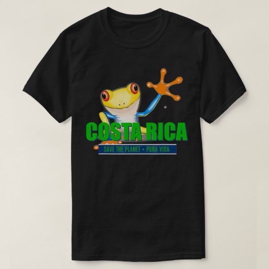 Costa Rica Tree Frog Souvenir T-shirt (Design voorkant)