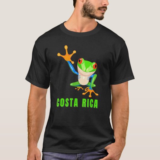 Costa Rica Tree Frog Souvenir T-shirt (Voorkant)