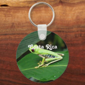 Costa Rica Tree Kikker Sleutelhanger (Voorkant)