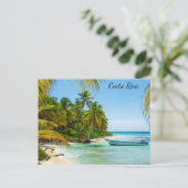 Costa Rica Tropical Beach Reisfoto Briefkaart (Staand voorkant)