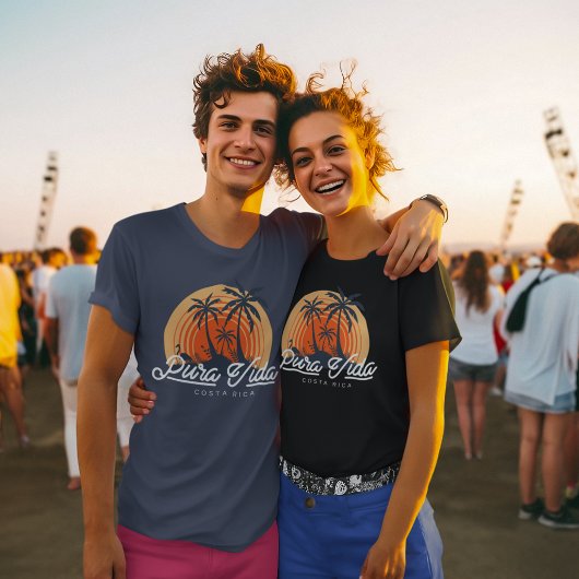 Costa Rica Tropical Pura Vida Souvenir T-Shirt