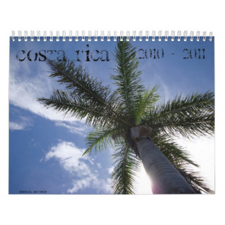 Costa Rica Tropisch Agenda 2010 - 2011 Kalender