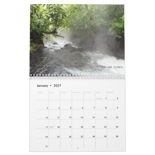 Costa Rica Tropisch Agenda 2010 - 2011 Kalender (Jan 2027)