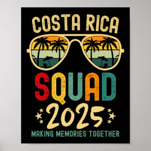 Costa Rica Vakantie Squad 2025 Familie Vakantie Tr Poster