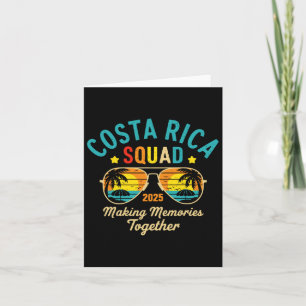 Costa Rica Vakantie Team 2025 Overeenkomstige Fami Kaart