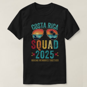 Costa Rica Vakantie Team 2025 Overeenkomstige Gezi T-shirt