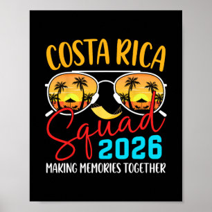 Costa Rica Vakantie Team 2026 Overeenkomstige Gezi Poster