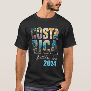 Costa Rica Verjaardagsreis 2024 Vakantie Party Cre T-shirt