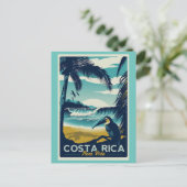 Costa Rica Vintage-briefkaart Briefkaart (Staand voorkant)