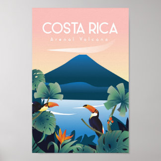 Costa rica vintage-poster poster