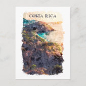 Costa Rica Vintage reislandschap Briefkaart (Voorkant)