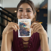 Costa Rica Vintage reislandschap Briefkaart