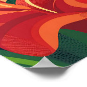 Costa Rica vintage reizen Poster (Hoek)