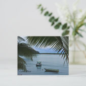 Costa Rica Vist Boats Post Card Briefkaart (Staand voorkant)