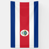 Costa Rica vlag Banner (Verticaal)