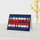 Costa Rica Vlag Birthday Card Kaart (Gele Bloem)