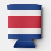 Costa Rica vlag Blikjeskoeler (Achterkant)
