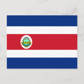 Costa Rica Vlag Briefkaart