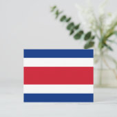 Costa Rica Vlag Briefkaart (Staand voorkant)