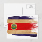 Costa Rica Vlag Briefkaarten (Voorkant / Achterkant)