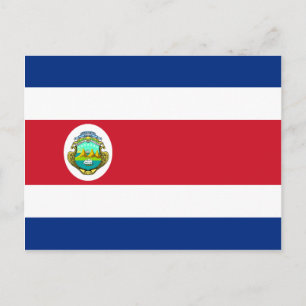 Costa Rica Vlag CR Briefkaart