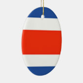 Costa Rica Vlag Keramisch Ornament (Rechts)