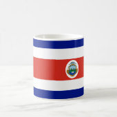 Costa Rica Vlag Keramische Mok (Center)