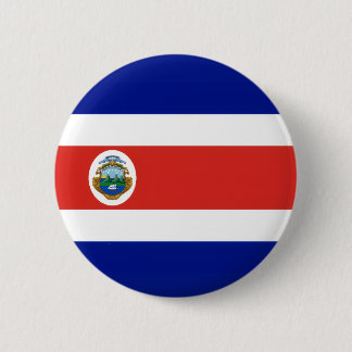 Costa Rica Vlag Knop Ronde Button 5,7 Cm