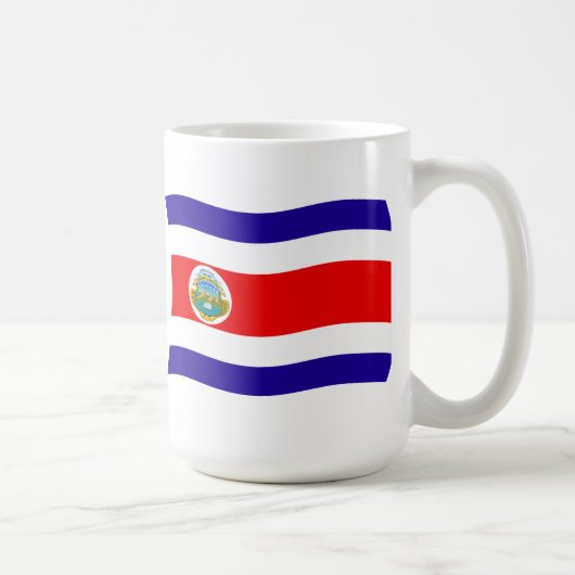Costa Rica Vlag Mok (Rechts)