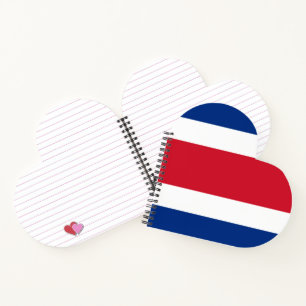 Costa Rica vlag Notitieboek