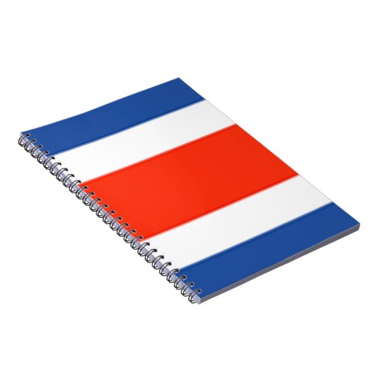Costa Rica Vlag Notitieboek (Rechterzijde)