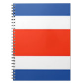 Costa Rica Vlag Notitieboek (Voorkant)