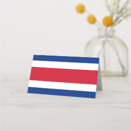 Costa Rica vlag Plaatskaartje