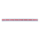 Costa Rica vlag Ribbon Satijnen Lint (Voorkant)