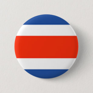 Costa Rica Vlag Ronde Button 5,7 Cm