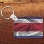 Costa Rica Vlag Sleutelhanger (Achterkant)