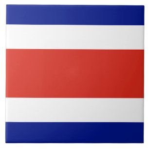 Costa Rica Vlag Tegel Tegeltje