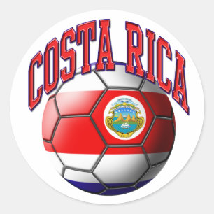 Costa Rica Voetbal Sticker