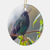 Costa Rica vogel - Vuurkeelkolibrie Keramisch Ornament (Links)