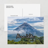 Costa Rica Volcano Arenal Souvenir Briefkaart (Voorkant / Achterkant)