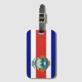 Costa Rica (wapen/vlag) Bagagelabel (Voorkant (verticaal))