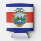 Costa Rica (wapen/vlag) Blikjeskoeler (Achterkant)