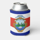 Costa Rica (wapen/vlag) Blikjeskoeler (Blikje Achterkant)