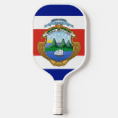 Costa Rica (wapen/vlag) Pickleball Paddle (Achterkant)