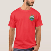 Costa Rica (wapen/vlag) T-shirt (Voorkant)