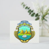 Costa Rica wapenstilstand Briefkaart (Staand voorkant)